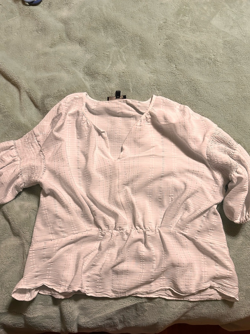 Banana Republic Light Pink Peasant Blouse